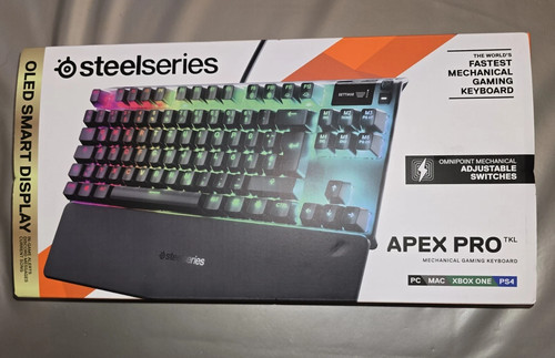 Clavier de jeu mécanique STEELSERIES Apex Pro TKL anglais Qwerty - Noir 64739