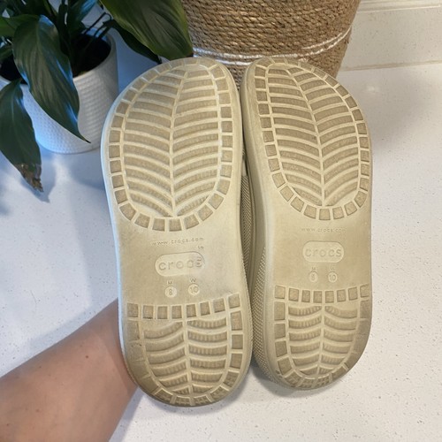 Zuecos Crocs Mega Crush Bone para mujer talla 10 zuecos de plataforma para hombre’s 8 unisex - Imagen 6 de 7