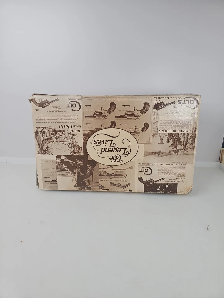 Vintage Colt Target Model .22lr Factory Blue Hard Shell Case & Outer Box - Image 4 of 4