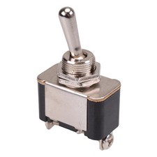 On-On 12mm Toggle Switch Screw Terminals SPDT 15A