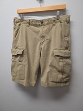Carhartt Relaxed Fit Tan Khaki Work Shorts Size 34 Cargo Carpenter Utility