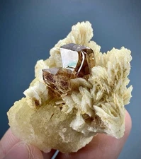 144 Carat Beautiful Topaz Crystal With Albite Specimen From Pakistan