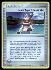Team Aqua Conspirator 77/95 Team Magma vs Team Aqua Pokemon Card Reverse Holo
