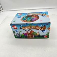 Blot Kids 10 Dinosaur Figurines Toy Painting Kit. Art Crafts w/ Paint Brushes