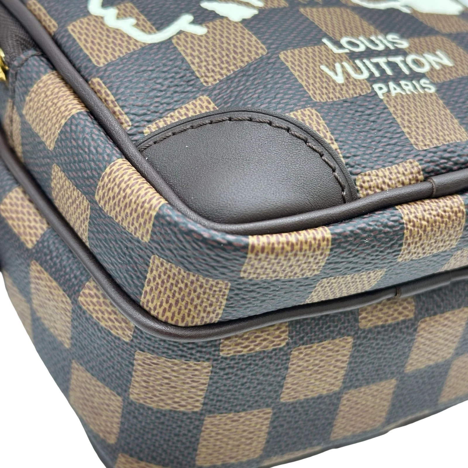 LOUIS VUITTON Damier Friendship Amazon Pharrell Williams X NIGO Brown #OKB9258 image 8