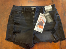Rewash Brand The Wedge Comfort Stretch Super High Rise Jean Shorts NWT Size 7/28