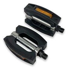 PEDALI BICI R ERRE D'EPOCA FRENI A BACCHETTA OVALI VINTAGE NERI GOMMA RESISTENTE