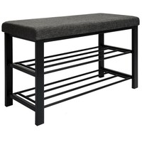 Schuhregal Offener Schuhschrank 2 BöDen Stabile Sitzbank Schuhbank Schuhablage