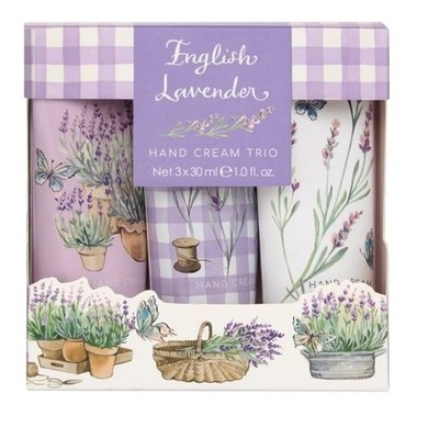Heathcote & Ivory, English Lavender Handcremeset, 3x30 ml