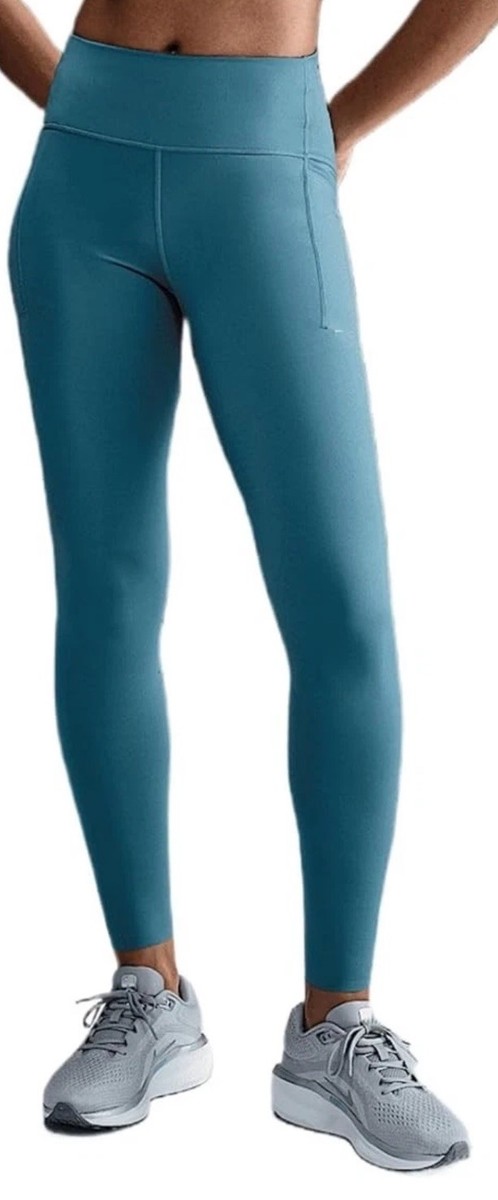 Nike Swift High-Waisted 7/8 Running Legging Women's Size M Smokey