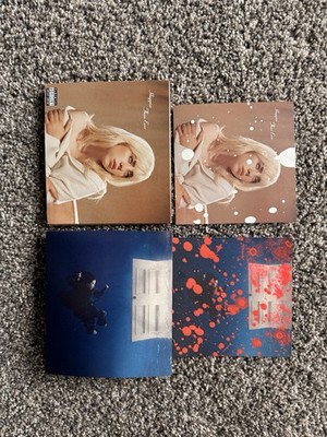 SET OF BILLIE EILISH UNIQUE ONE OF A KIND PAINT SPLATTERED