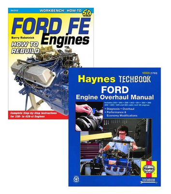 #ad #ad Ford Engine Overhaul Manual Haynes Fe Engines How To Rebuild 2 Book Set $59.87