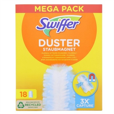Swiffer Duster Staubmagnet Staubtuch Nachfüller Mega Packung 18 Stück