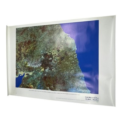 Scottish Borders & Northern England Satellite Poster Daily Mail 84 x 60 cm Eurimag