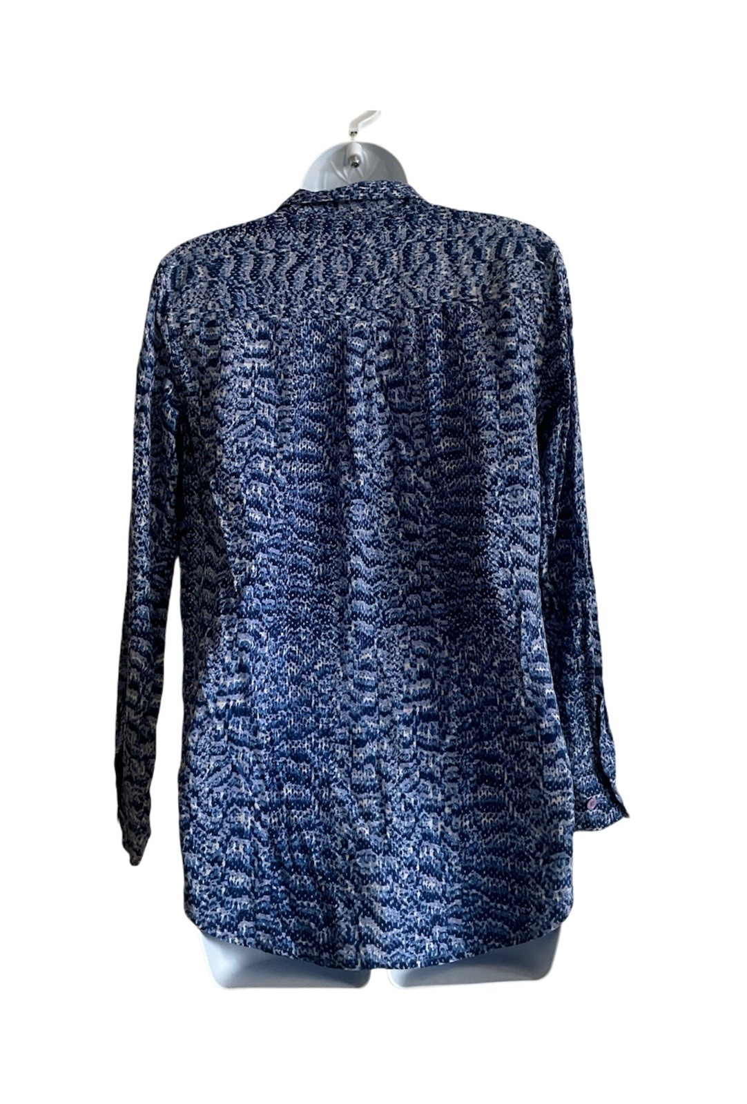 Equipment Silk Python Print Long Sleeve Blouse _ … - image 3