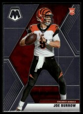2020 Panini Mosaic #201 Joe Burrow Rookie Card ( RC ). rookie card picture
