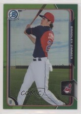 2015 Bowman Chrome Prospects Green Refractor 16/99 Bradley Zimmer #BCP223 k1i