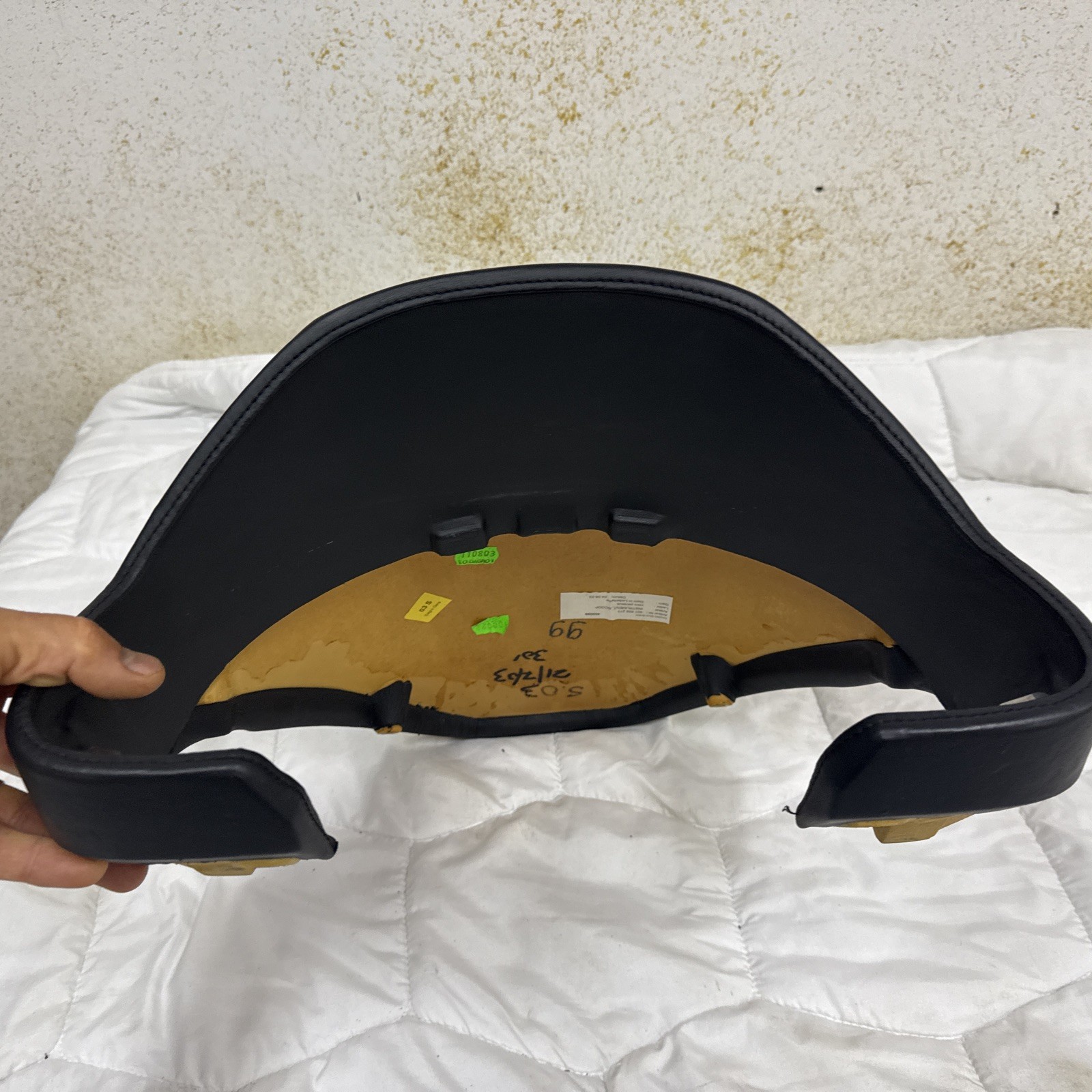 2004 LAMBORGHINI GALLARDO GAUGE INSTRUMENT CLUSTER COVER TRIM Black STITCHING