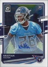 2020 Donruss Optic Rookies Autographs #109 Kristian Fulton Auto /99 - FB