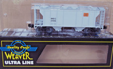 WEAVER O SCALE ULTRA LINE MEC MAINE CENTRAL COVERED HOPPER 3 RAIL NOS