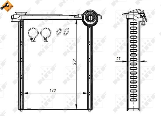 Heater Matrix fits PEUGEOT RCZ 1.6 10 to 15 Exchanger Interior NRF 6448S4 6448V6 - Image 18