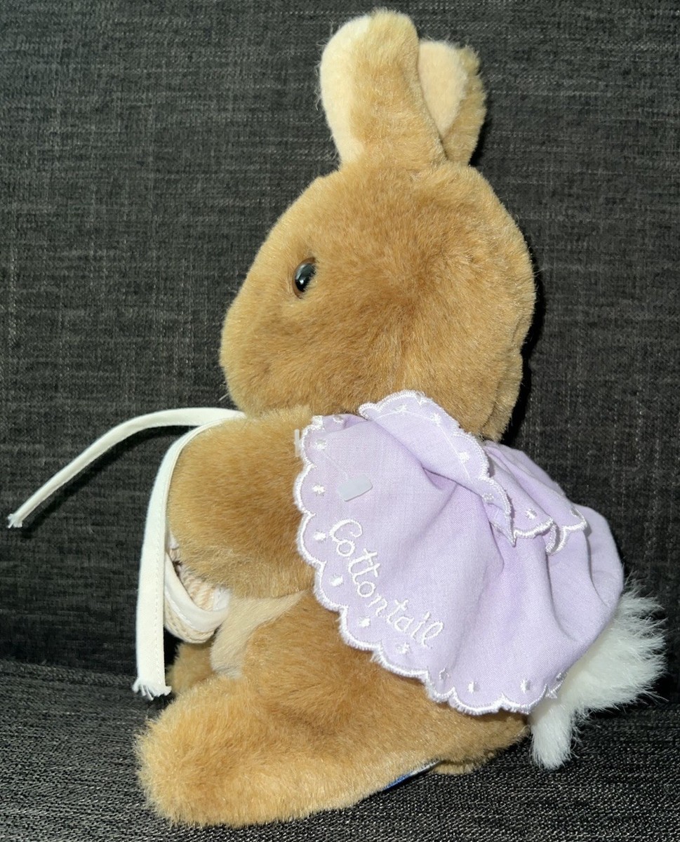 Vtg Eden Beatrix Potter Plush Lot Mrs Rabbit Flopsy Mopsy