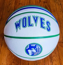 Minnesota Timberwolves Hardwood Classics Retro NBA Basketball Wilson  NEW RARE