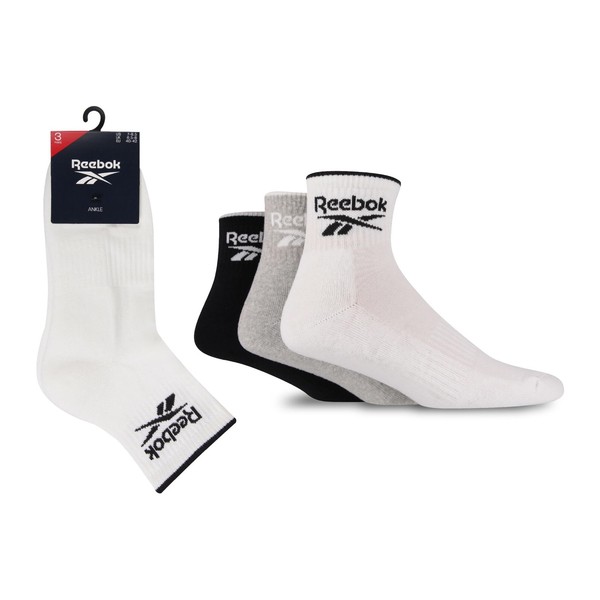 Kurze Socken Reebok Unisex 3 Paar GrößE Atmungsaktiv Sport Socken-image