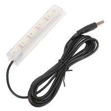 Plastic Mini USB Aquarium White Light USB Powered Lamp Small Size LED Light F...