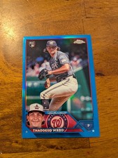 2023 Topps Chrome Update #USC126 Thaddeus Ward Blue #/150