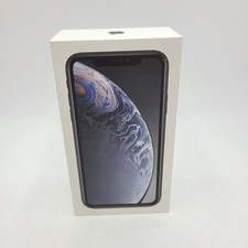 Apple iPhone XR Empty box only Black 64gb with extras