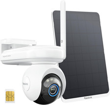 Reolink 360  PT LTE 2K Solar Security Camera with AI Detection  Night Vision