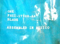 Original Ford OEM F8XZ-17528-AA Windshield Wiper Klinge One F8XZ17528AA