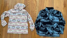 The Childrens Place Sz L 10-12 Kids Fleece Zip Hoodie set of 2