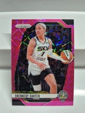 Chennedy Carter 2024 Panini Prizm WNBA - Pink Velocity Prizm /79