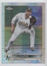2022 Topps Chrome Sonic Prism Refractor Jed Lowrie #140 0s1o