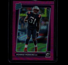 2021 Panini Donruss Optic - Rated Rookie Ronnie Perkins #283 Pink Prizm (RC)