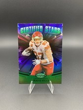 2025 Panini Certified Travis Kelce #CST-TKE Certified Stars Mirror Green /25