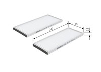 Bosch 1 987 432 161 Filter, Innenraumluft For Hyundai