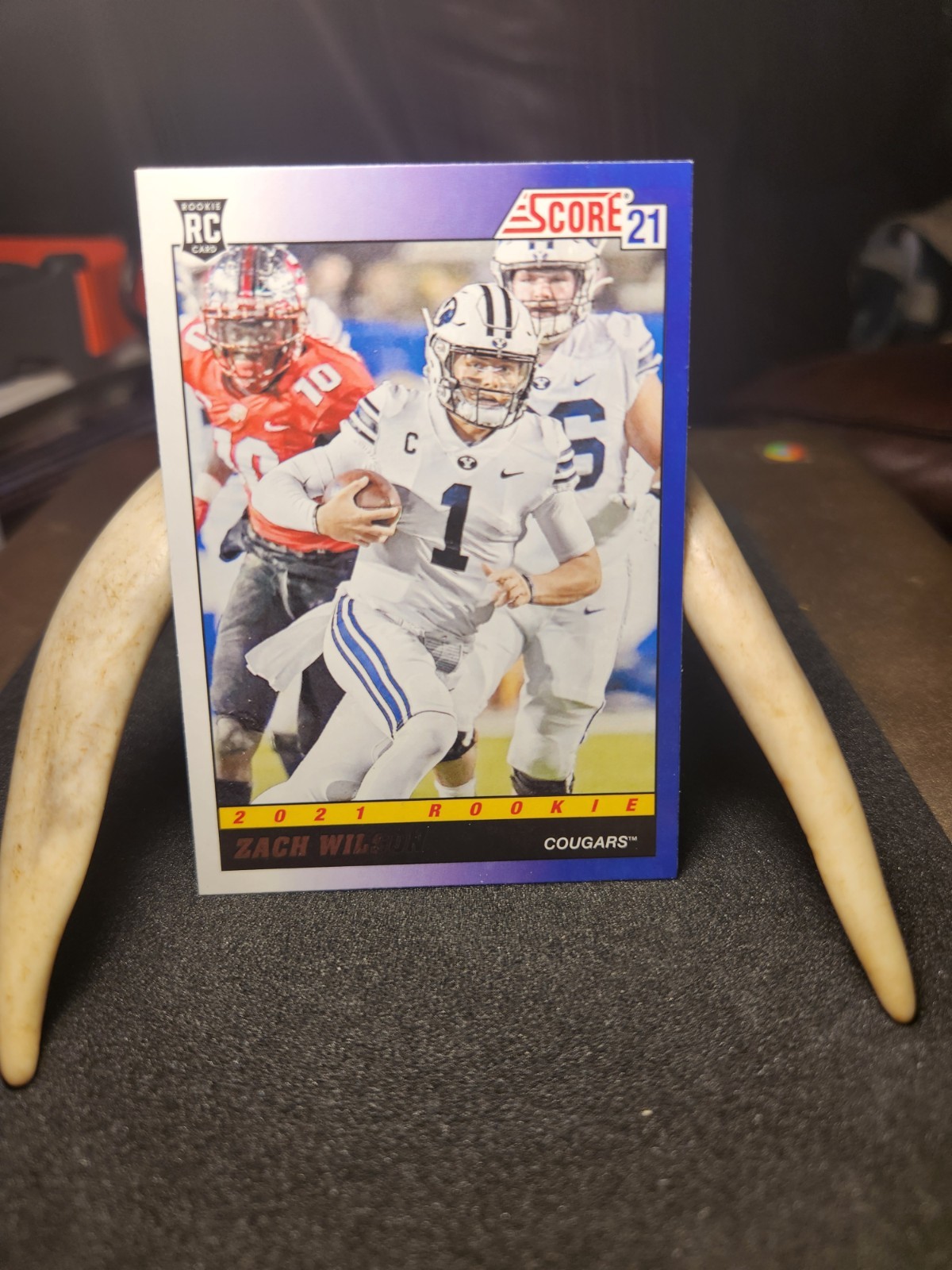 2021 Score - 1991 Throwback Rookies Zach Wilson #TB8 (RC)
