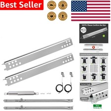 Stainless Steel Burner Heat Plate Kit for Charbroil 2 Burner Grills