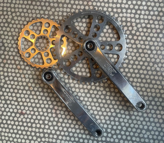 White Industries Eno Crankset Square Taper 175 mm inc. 32 & 44T chainrings