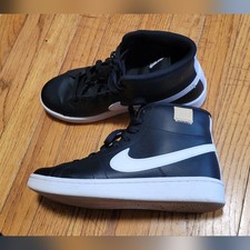 youth boys Nike Court Royale 2 Mid Black/White Onyx 8.5