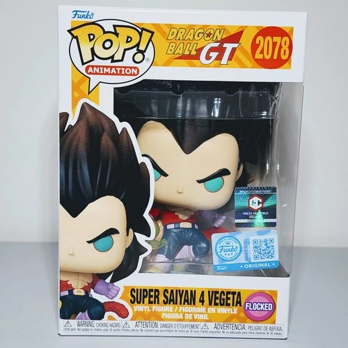 Funko Pop: Dragon Ball GT - Super Saiyan 4 Vegeta #2078 Flocked Chalice Ex.