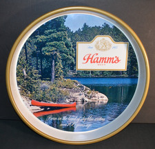 HAMM'S BEER Metal Serving Tray Born in the land of sky blue waters over 100 year