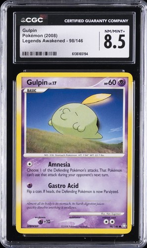 Gulpin graded CGC 8.5 for sale on eBay