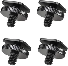 4-Pack 1/4 Inch Camera Adapter Screws: Versatile Flash Hot Shoe Mounts for DSLR