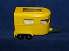 1960's Matchbox Lesney No. 43 Yellow Pony Trailer CLEAN!