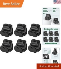 6PCS 2Port Single-Sided Entry Insulated Multi Tap Connector 3/0-6 AWG, Electr...