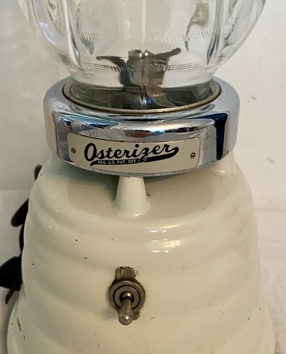 Vintage Osterizer Model 10 Single Speed Beehive 4 Cup Blender